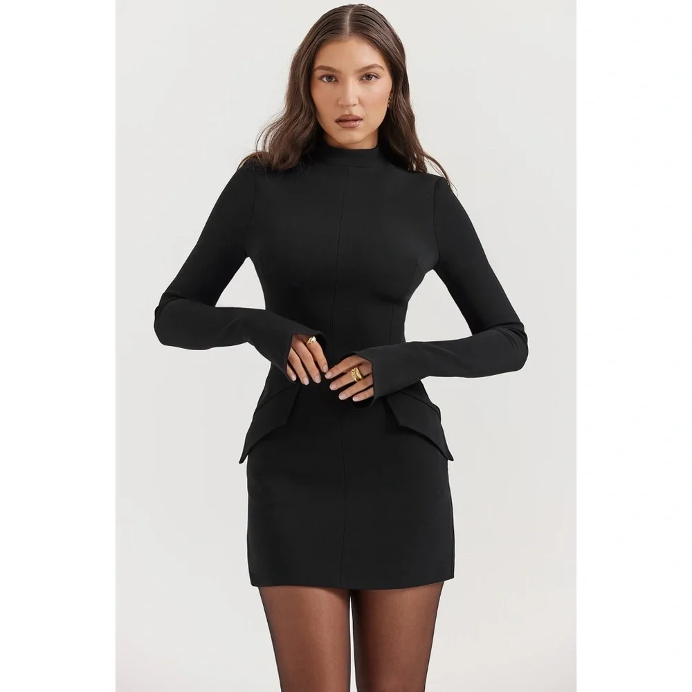 House of CB Mahalia Mini Dress in Black, Sz S - Picture 4 of 11